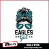 Messy Bun Eagles Girl Super Bowl Football NFL Png