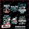 Philadelphia Eagles Champions Super Bowl LIX PNG Bundle