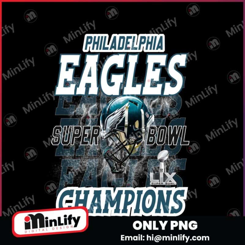 Philadelphia Eagles Super Bowl LIX Champions Football Png