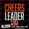 Cheers Leader Cincinnati Bengals Football SVG