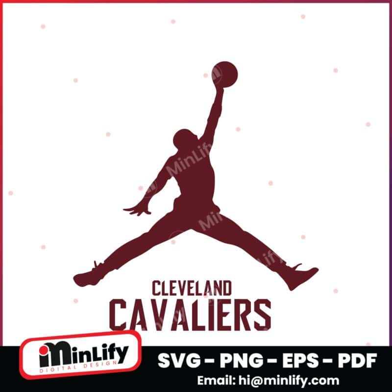Cleveland Cavaliers Essential Jordan NBA Playoffs 2025 Svg