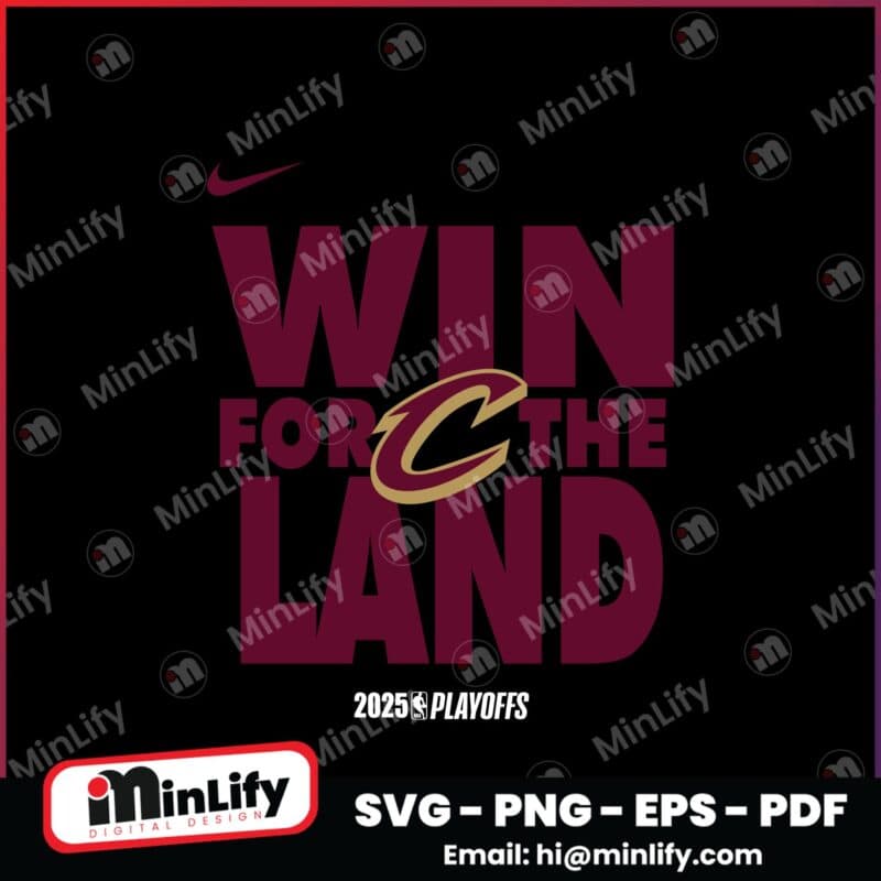 Cleveland Cavaliers Playoff Mantra 2025 Svg