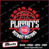 Detroit Pistons 2025 NBA Playoffs Game Time Svg