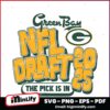 Green Bay Football NFL Draft 2025 The Pick Is In SVG