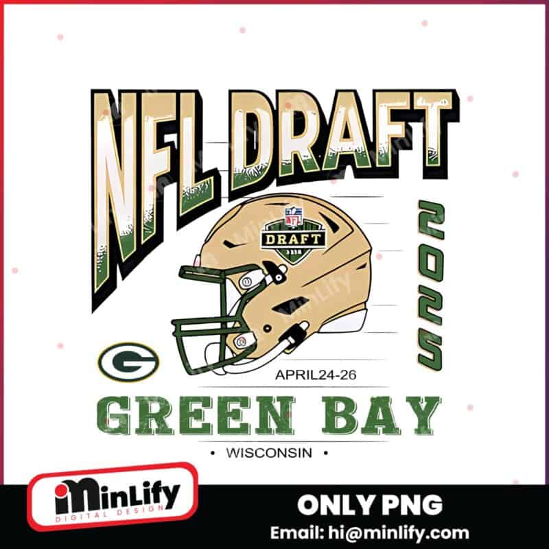 Green Bay Packers 2025 NFL Draft Helmet Fashion Png