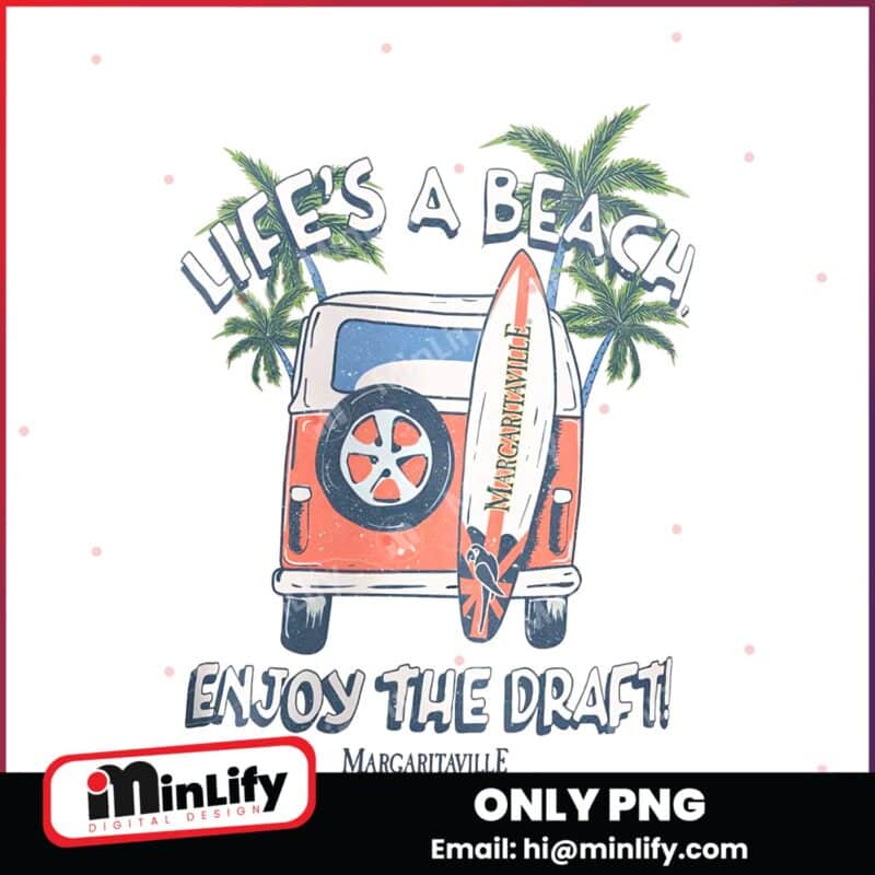Margaritaville Nfl Draft 2025 Lifes A Beach Enjoy The Draft PNG