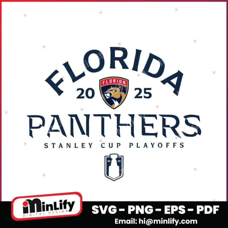 2025 Stanley Cup Playoffs Florida Panthers SVG