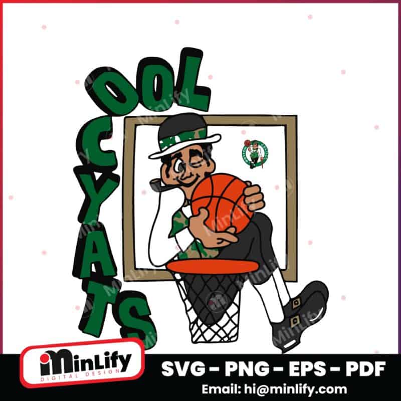 Boston Celtics Nba X Staycool Mascot SVG