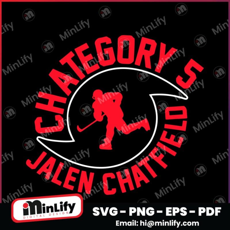 Chategory 5 Jalen Chatfield Vancouver Canucks Svg