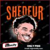 Cleveland Browns Player Shedeur Sanders Swag Head PNG