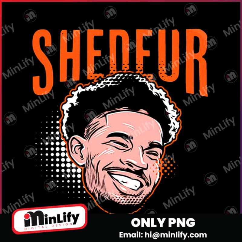 Cleveland Browns Player Shedeur Sanders Swag Head PNG