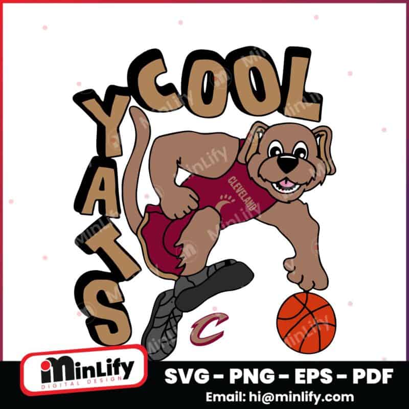 Cleveland Cavaliers Nba X Staycool Mascot SVG