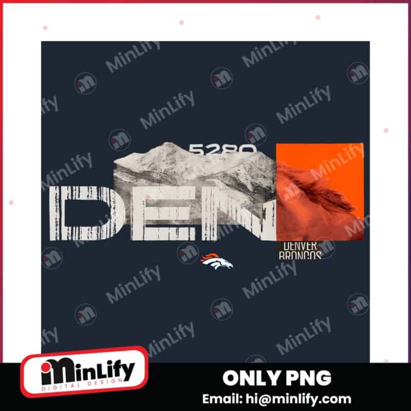 Denver Broncos 2025 NFL Draft Cluster Football PNG
