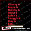 Florida Hockey Chucky Benny Marchy Reino Barky SVG