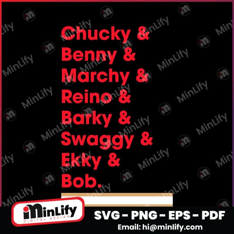 Florida Hockey Chucky Benny Marchy Reino Barky SVG