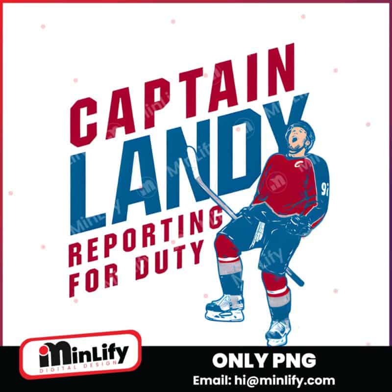 Gabriel Landeskog Captain Landy Reporting For Duty PNG