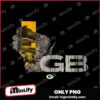 Green Bay Packers 2025 NFL Draft Cluster Football PNG