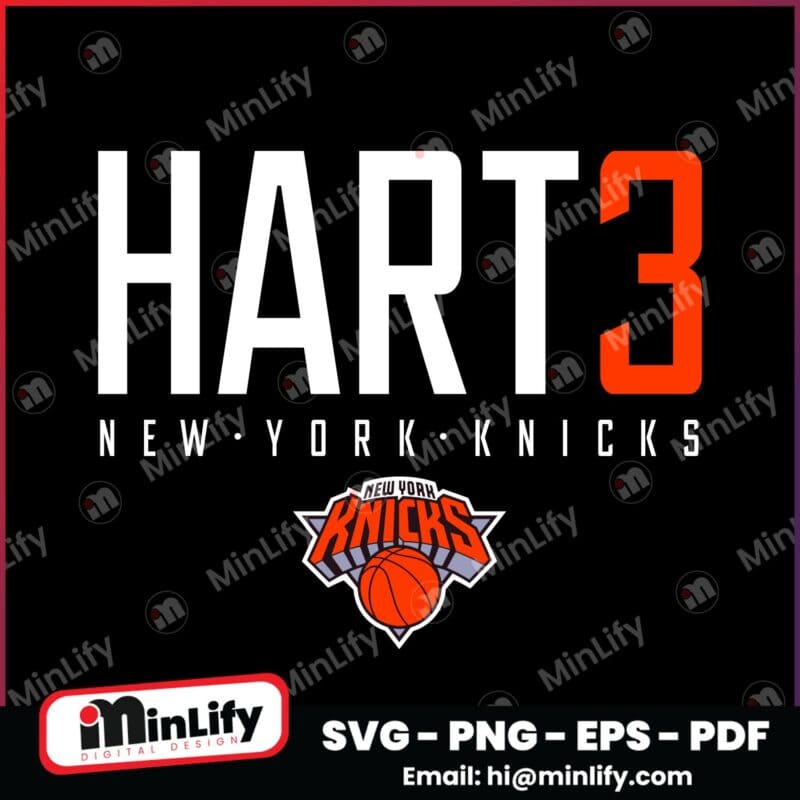 Hart3 New York Knicks Basketball Nba Playoffs 2025 SVG