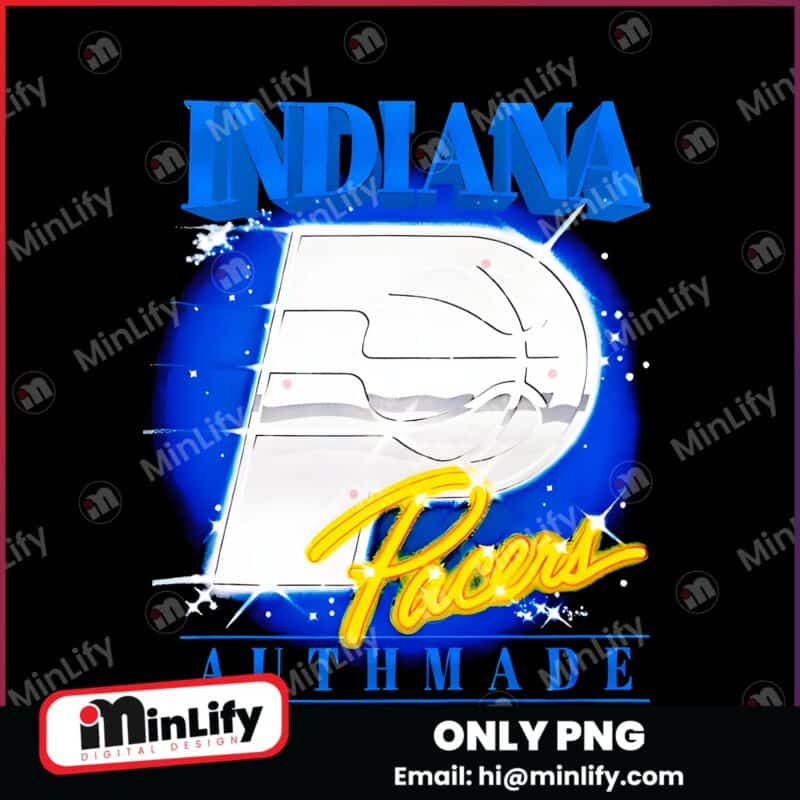 Indiana Pacers Authmade Logo 2025 PNG