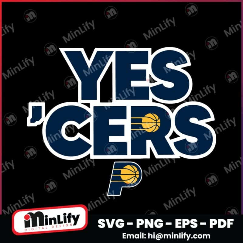 Indiana Pacers Yes Cers 2025 Nba Playoffs Game 2 SVG