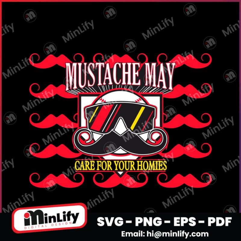 Mustache May 2025 Brendan Donovan St Louis Care SVG