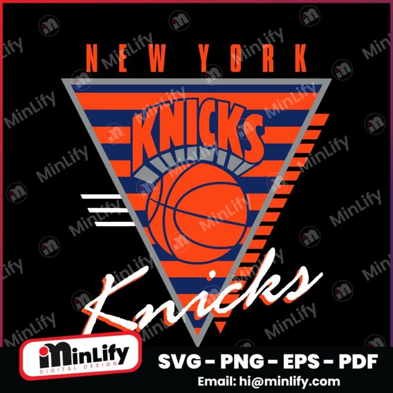 New York Knicks Mitchell & Ness Worldwide Collection SVG