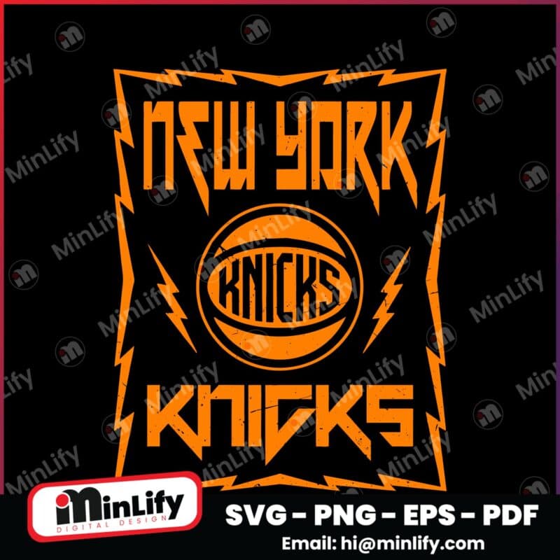 New York Knicks Sportiqe Mens Distressed SVG