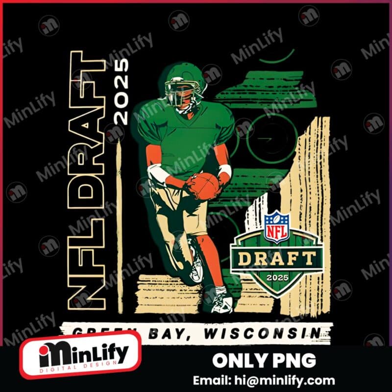 Nfl Draft 2025 Green Bay Player Graphic Football PNG