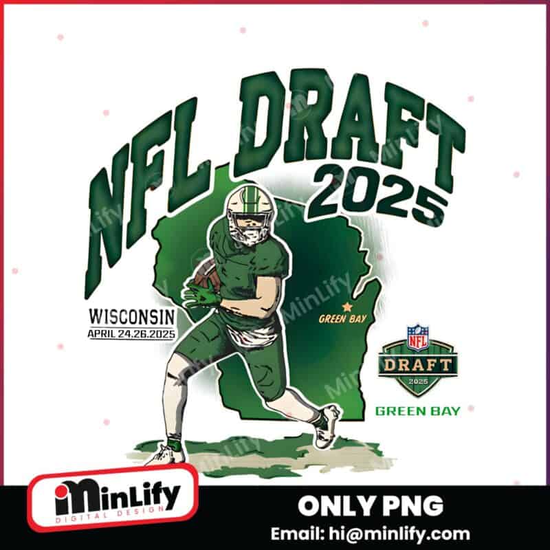 Nfl Draft 2025 Wisconsin Green Bay Map Football PNG