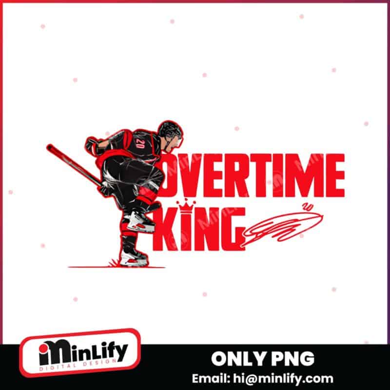 Sebastian Aho Overtime King Carolina Hurricanes PNG