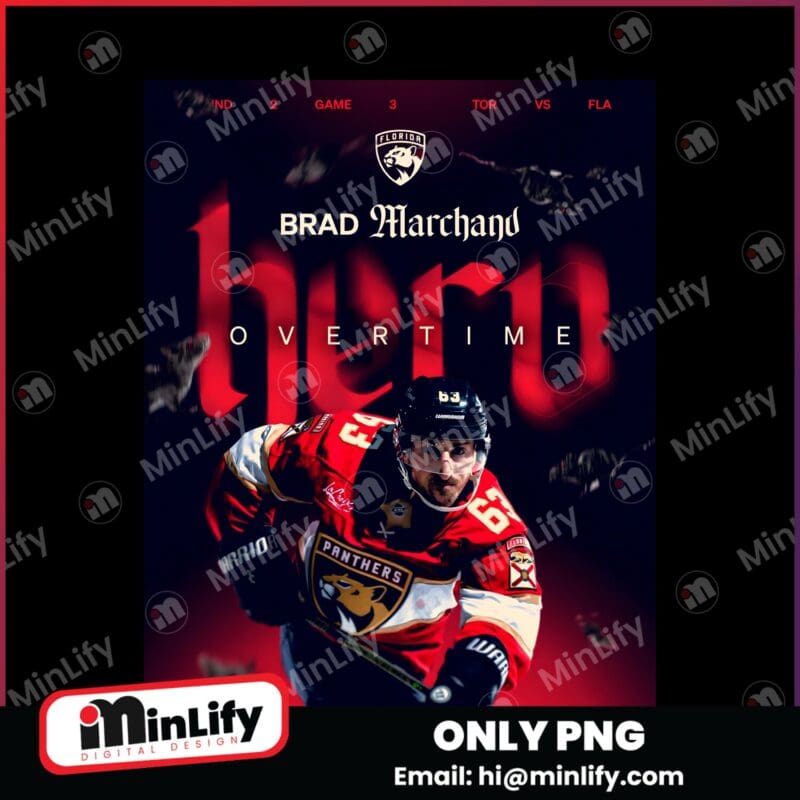 There Goes Our Herooo Brad Marchand Florida Panther PNG