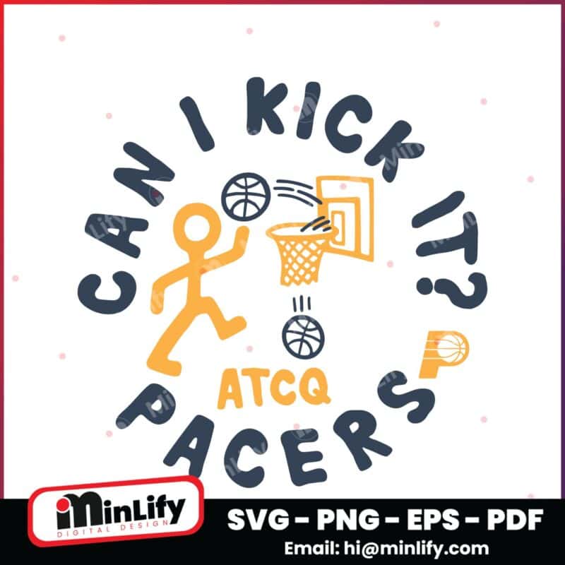 A Tribe Called Quest Indiana Pacers Can I Kick It Basketbal SVG