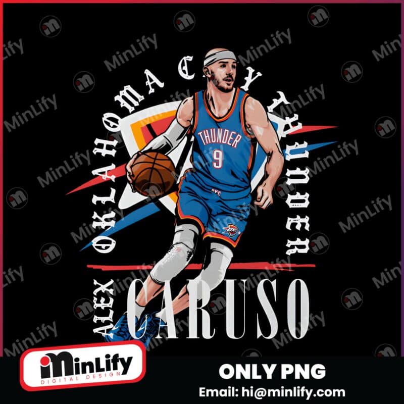 Alex Caruso Oklahoma City Thunder Shield PNG