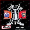 Edmonton Oilers Florida Panthers Stanley Cup Final 2025 Hockey PNG