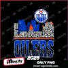 Edmonton Oilers Skyline Players Name 2025 PNG