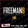 Enrique Freeman 8 Indiana Pacers Basketball Elite SVG