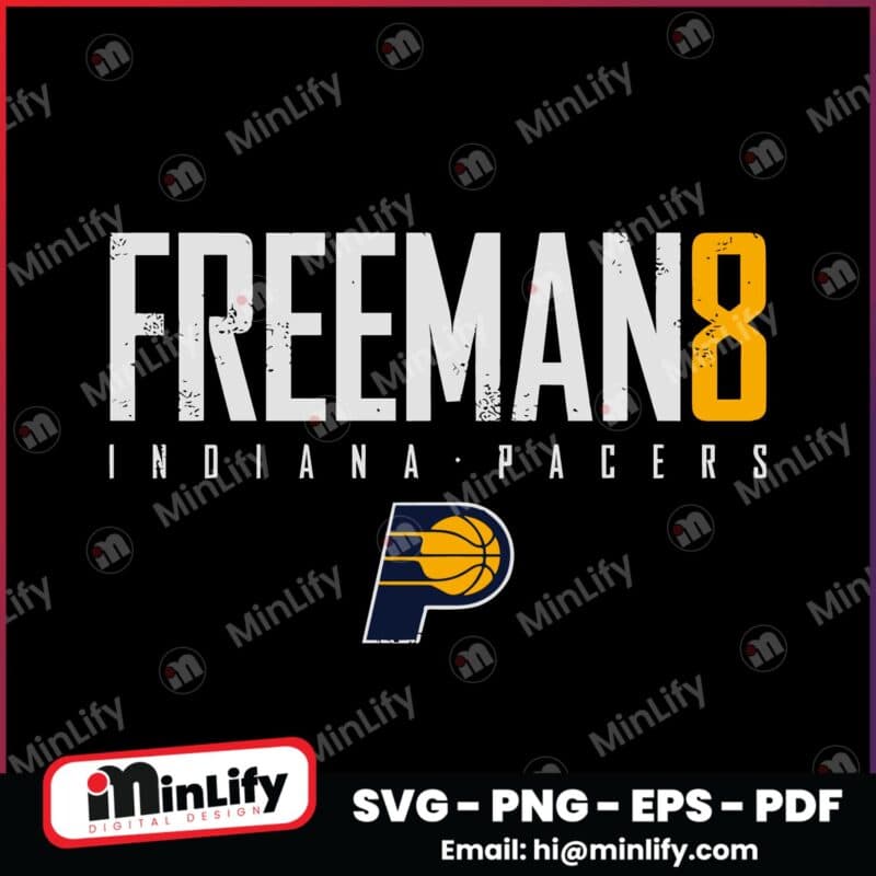 Enrique Freeman 8 Indiana Pacers Basketball Elite SVG
