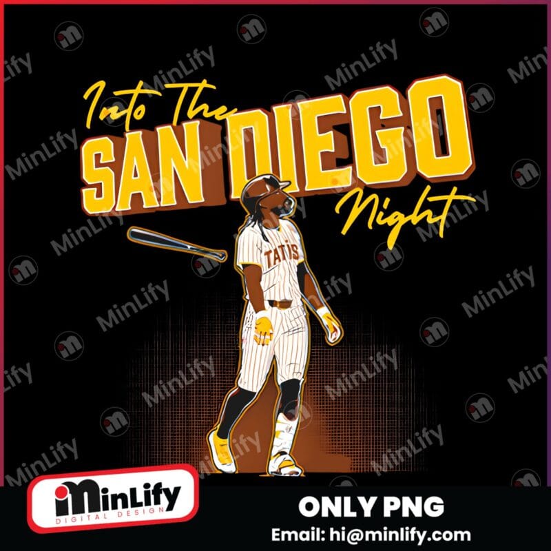 Fernando Tatis Jr Into The San Diego Night PNG