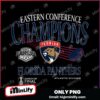 Florida Panthers 2025 Eastern Conference Champions Old School PNG