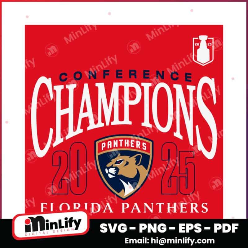 Florida Panthers 2025 Eastern Conference Champions SVG