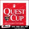 Florida Panthers 2025 Stanley Cup Final Quest For The Cup SVG