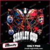 Florida Panthers Vs Edmonton Oilers 2025 Stanley Cup Final Dueling PNG
