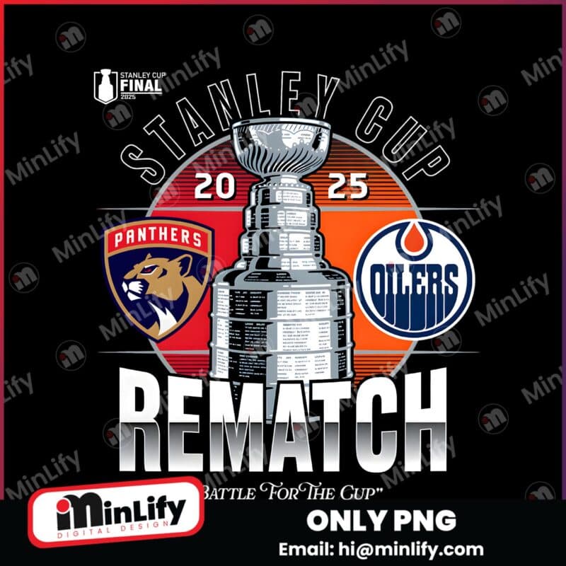 Florida Panthers Vs Edmonton Oilers Stanley Cup Final Rematch 2025 PNG
