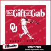 Gabbie Garcia The Gift Of Gab Oklahoma Softball PNG