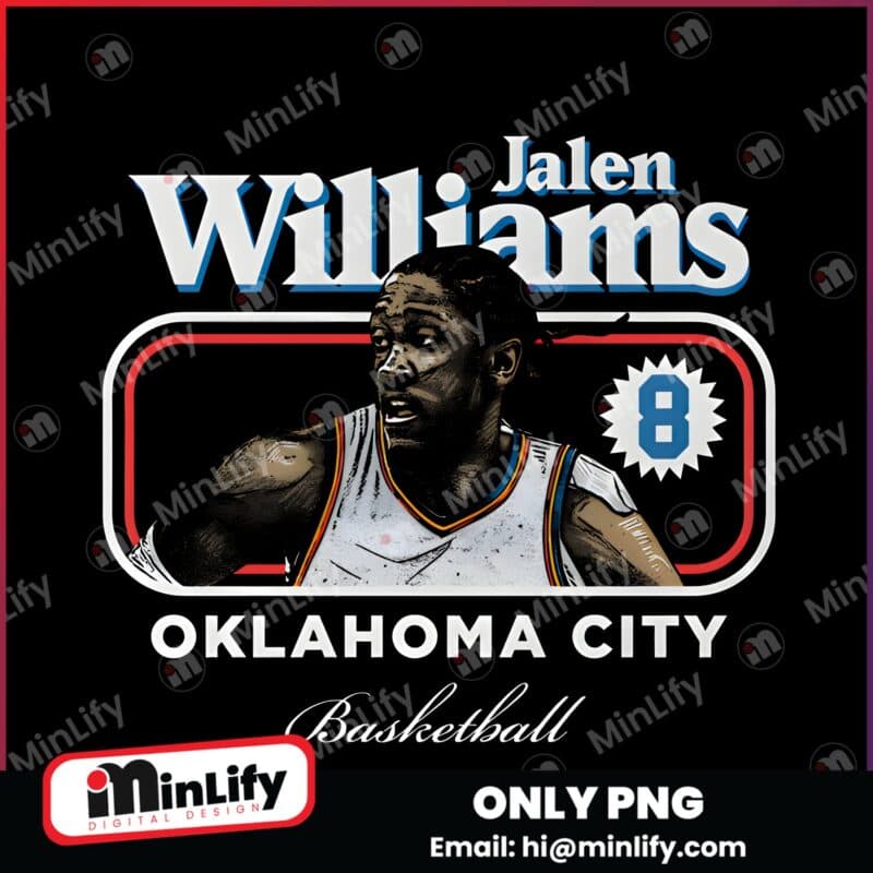 Jalen Williams 8 Oklahoma City Basketball PNG