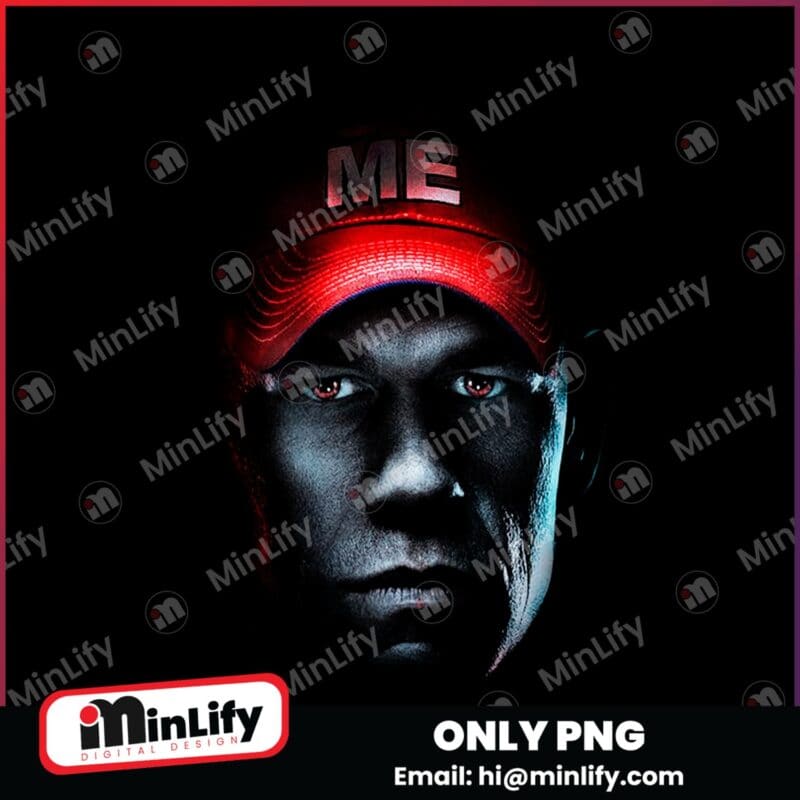 John Cena You Cant See Me Red Hat Wwe Wrestling PNG