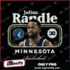 Julius Randle Minnesota Basketball Cover Graphic PNG