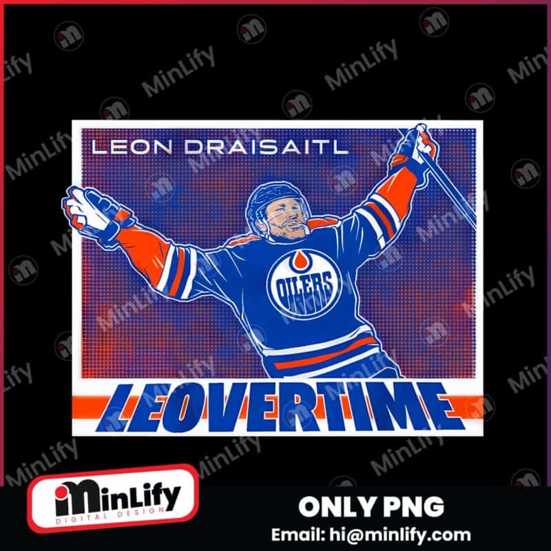 Leon Draisaitl Edmonton Oilers Leovertime PNG