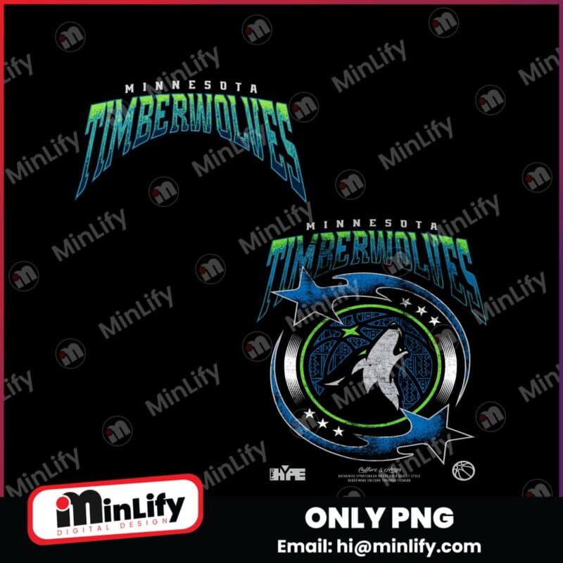 Minnesota Timberwolves Two Hype Drip Dime PNG