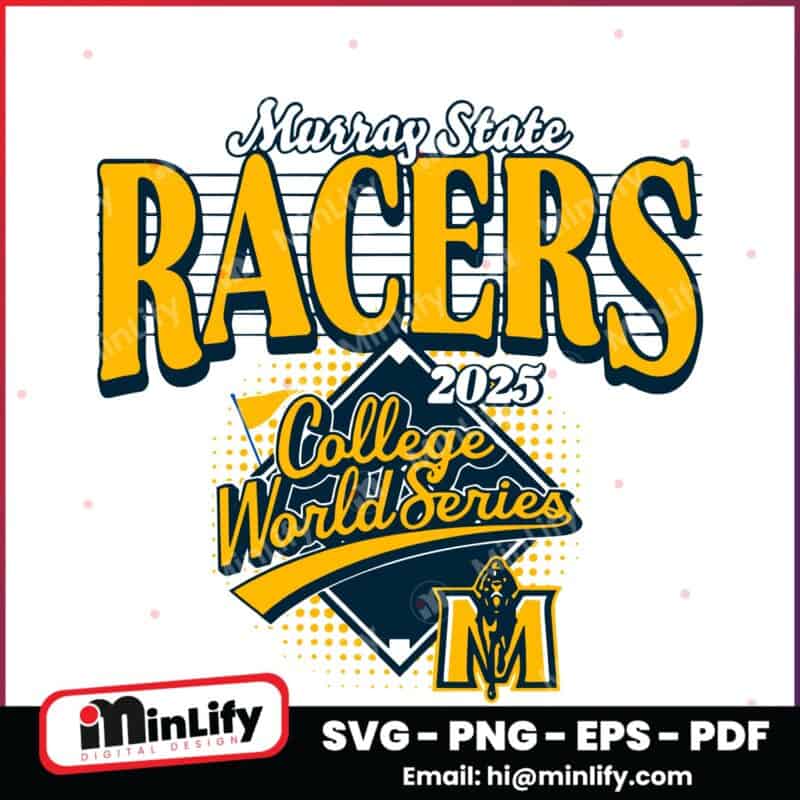 Murray State Racers 2025 College World Series Baseball SVG